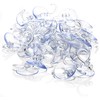COM-FOUR® 40 x Suction Cup Holders with Plastic Hooks -