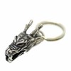 Silver One White Metal Dragon Catcher Keychain Men's M1 Japanese