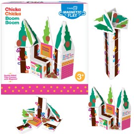 Chicka Chicka Boom Boom Set, Magnetic Kids Building Toys, Educational Stem Toys for Ages 3+, 19 Pieces by CreateOn