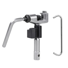 Topeak Super Chain Tool, Updated Version Compatible with 12 Speeds, Hollow, Champy, with Hook for Tool Chains, Sports, Black (Black), One Size