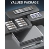 Nicpro 0.9 mm Mechanical Pencils Set, 3 Pieces Metal Automatic