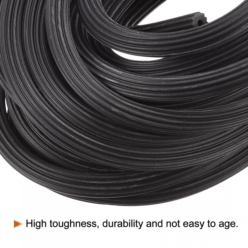 sourcing map Screen Spline, 30M/98.43Ft Length PVC Sealing Strip Window