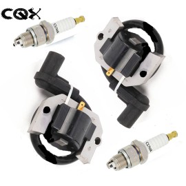 Unbranded 2Pcs Ignition Coil For Kawasaki FH601V FH601D FH641V FH641D FH721V/D 21171-7034