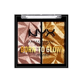 Nyx Professional Makeup Dúo Iluminador Icy De Born To Glow Rock Candy Caramelo De Roca 0,07 Onzas (Paquete De 1)                                      