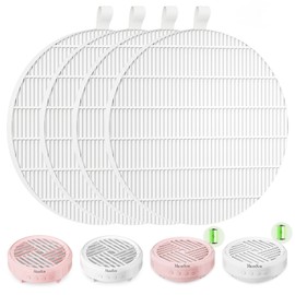 MelodySusie SProR Nail Dust Collector Replacement Filter,4 Pack Reusable Dust Filter for MelodySusie SProR Nail Dust Vacuum Fan Collector Extractor Electric Dust Suction Machine