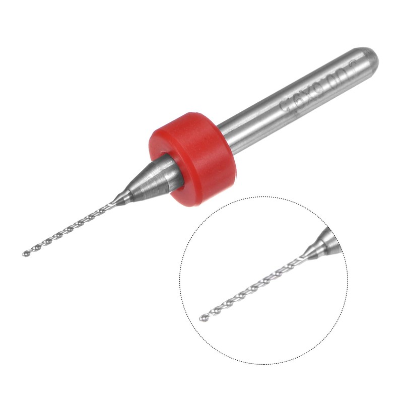 sourcing map PCB Drill Bits 0.6mm Tungsten Carbide Rotary Tool