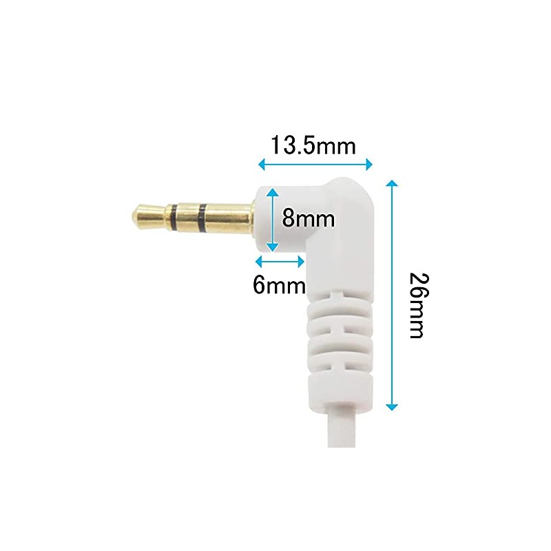 Audio Fan Stereo Mini Plug Audio Cable 3.5mm 3 Poles