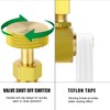 GASHER Brass Replacement Control Needle Valve 1/4" Male NPT X