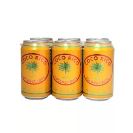 Coco Rico Coconut Soda 12oz can (6pack)