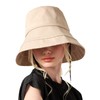 HAT MIKKE Women's Hat, Foldable, UV Protection, 100% Light Blocking,
