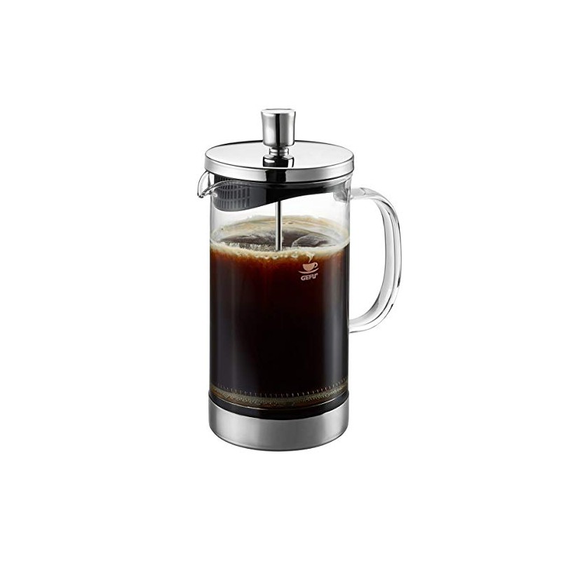 Gefu Diego Kaffeebereiter Silber/Schwarz 1000 ml