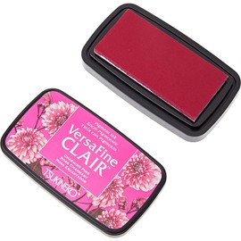 Tsukineko Charming Versafine Clair Tinte Pad, Kunststoff, pink, 5,6 x 9,7 x 2,3 cm, Synthetisches Matrial, Rose, 5.6 x 9.7 x 2.3 cm