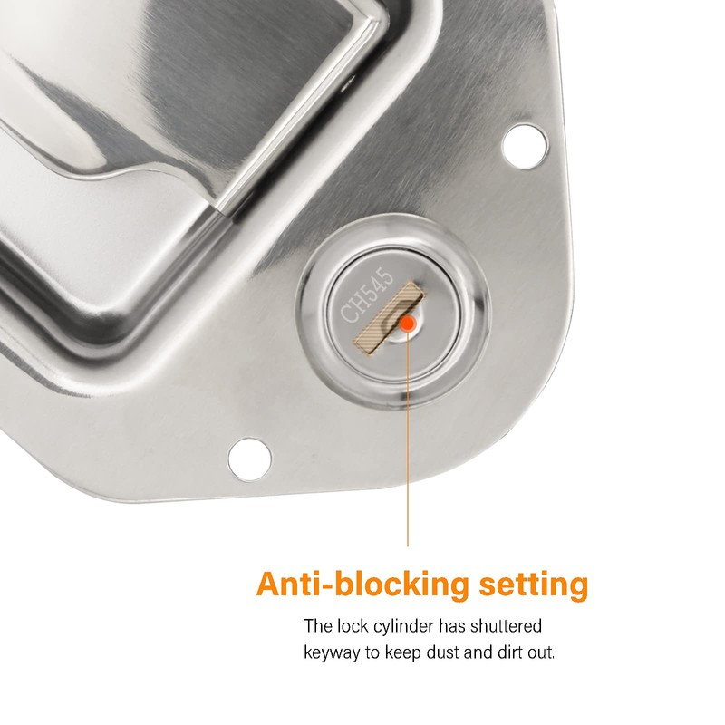 Tool Box Replacement Latch,2 Stainless Steel Truck Tool Box Latch