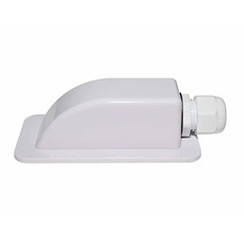 LOWENERGIE Solar Panel Mounting Brackets (Single Cable Entry, White)