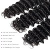 Extensiones de cabello humano con ondas profundas, 12A, cabello virgen