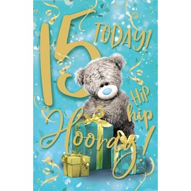 Me To You Bear 15 Today 15th Birthday Card