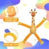 ZZRSYJ Pack of 4 Telescopic Suction Cup Giraffe Toy, Telescopic