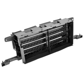 HECASA Radiator Active Grille Shutter Compatible with 2021-2025 Ford F150 Replacement for ML3Z-8475-B ML3Z8475B Black Plastic Active Radiator Grille w/o Actuator/Controller/Motor