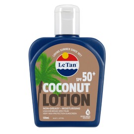 Le Tan Sunscreen Lotion SPF50+ PA++++ Sunscreen UV Cream Sunscreen Cream 125ml Anti-UV (Coconut)