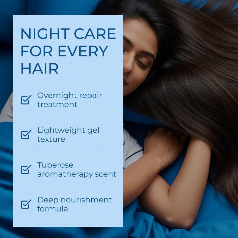 YOLU | Hair Mask Relax Night Repair Tuberose Gel Hair