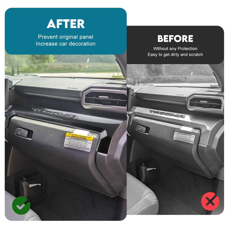 INTGET for 2026 Toyota Tacoma Accessories 2024 2025 Dashboard Panel