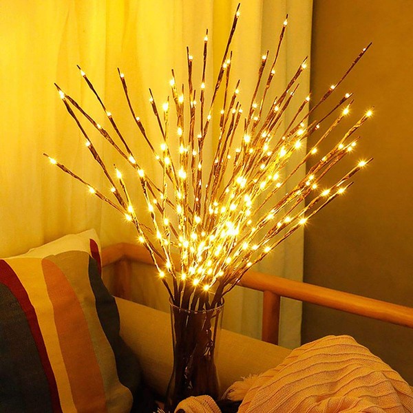 DK177 2 Pack Led Branch Light Battery Operated Lighted Branch