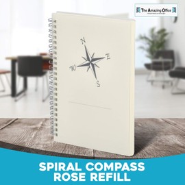 The Amazing Office Journal Refill - Spiral bound | 5x8 (A5) College Ruled Refill Blank Paper | T...