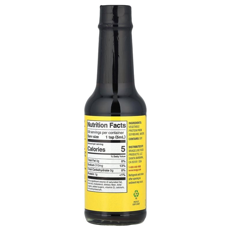 Bragg Liquid Aminos, Soy Protein Seasoning, 10 fl oz (296