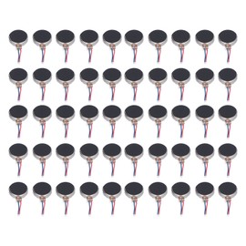 50Pcs Mini Vibration Motors DC 3V 10x2.7mm Anti Interference Small Lightweight Low Noise Micro Vibrating Motor