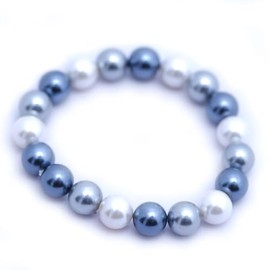 TUOKAY Knotted Pearl Strands 1920s Multicolor Natural Real Shell Pearl Beads Great Gatsby Necklace