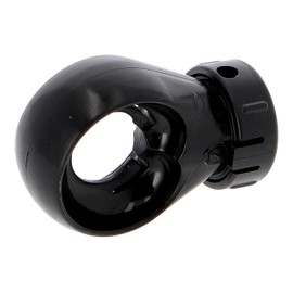 WAREMA Eyelet for awning gear | black | with connection hole for gearbox with 12 mm | awning replacement part for problems with awning drive and awning motor