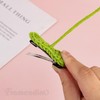 Framendino, 4 Pack Crochet Flower Hair Clips Knitting Hairpins for