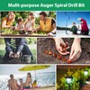 DEEGETEL Auger Drill Bit for Planting 4 Pack, Garden Ground