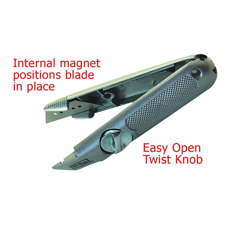 IVY Classic 11154-6 Hinge-Loc Fixed Utility Knife, 6-Pack