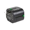 Monoprice Compact Cube Universal Travel Adapter, Supports International Power Outlets,