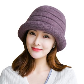Women's Hat Warm Felt Hat Winter Hat Women's Wool Hat Felt Fedora Hat Elegant Winter Hat Plain Pot Hat Windproof Women's Hat Windproof Bell Hat Outdoor Fishing Hat Snowproof Wool Hat Hiking