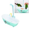 Tonysa Automatic Parrot Bathtub, Cute Bird Parrots Bathtub for Playing