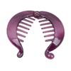 4 PCS 2.5 Inches Round Banana Clips Side Combs Ponytail