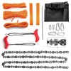 Rope Saw for Trees - 53" Rope Chainsaw with 68