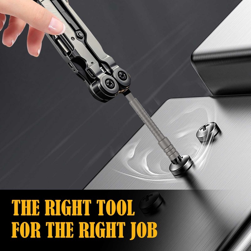 Congzikji Upgraded Multi-tool Bit Driver Extender, Add-on Accessories for Leatherman