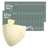 Rivens Revenes Everpure Beak-shaped Yellow Dust Protection Mask Large KF94, 5-pack, 20 pieces, Beige / 리벤스 에버퓨어 새부리형 황사방역마스크 대형 KF94, 5개입, 20개, 베이지