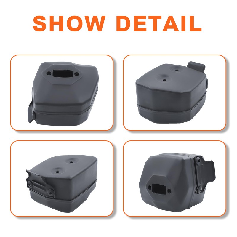 Mtanlo Exhaust Muffler Silencer Bolt Stud Kit for Husqvarna 266XP