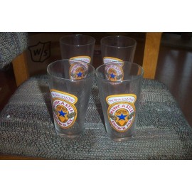Newcastle BRAND NEW Newcastle Brown Ale Beer The One and Only Glass - Set Of 4 Glasses