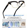 GUVIVI Cat Eye Blue Light Blocking Glasses for Women Men