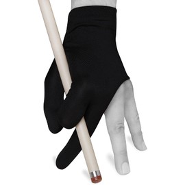 Billiard Quality Glove - Fits Either Hand - One Size fits All - Choose Your Color (Black)