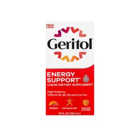 Geritol Liquid Supplement, B-Vitamins & Iron 12 Fluid Ounce (Pack of 5)