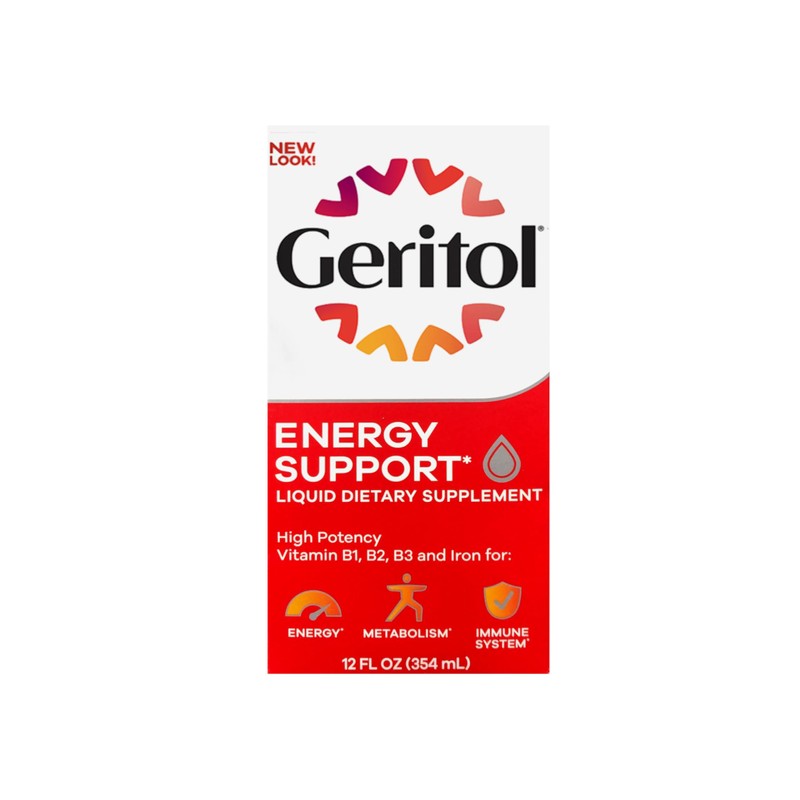 Geritol Liquid Supplement, B-Vitamins & Iron 12 Fluid Ounce (Pack