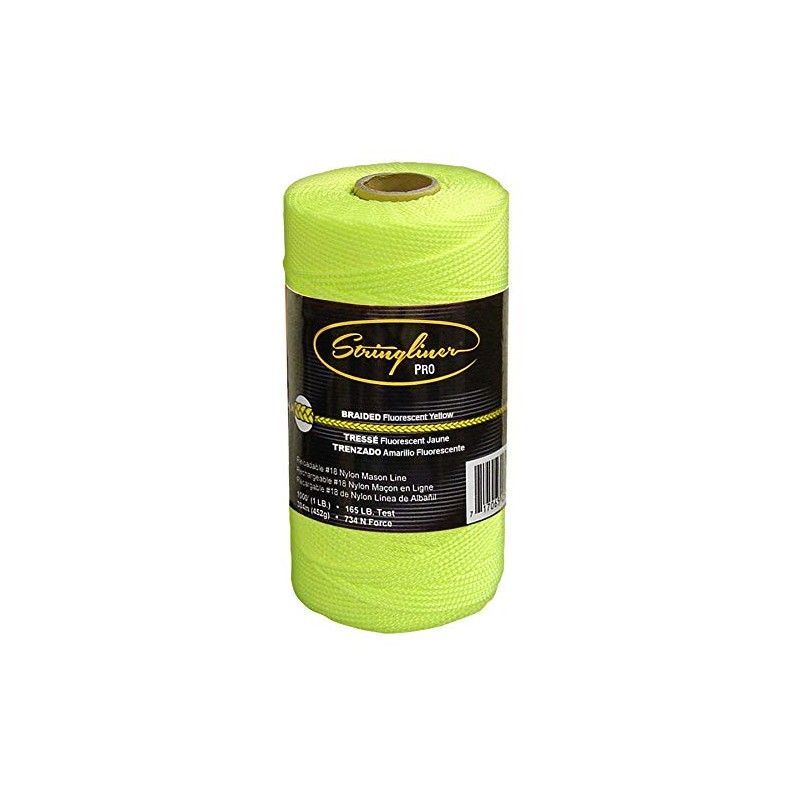 Stringliner Braided Mason Line Replacement Roll Contractor Pack 1,000' -