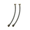 WRAS 15mm Flexible Hose, Double Pack 15mm x 1/2inch Flexi
