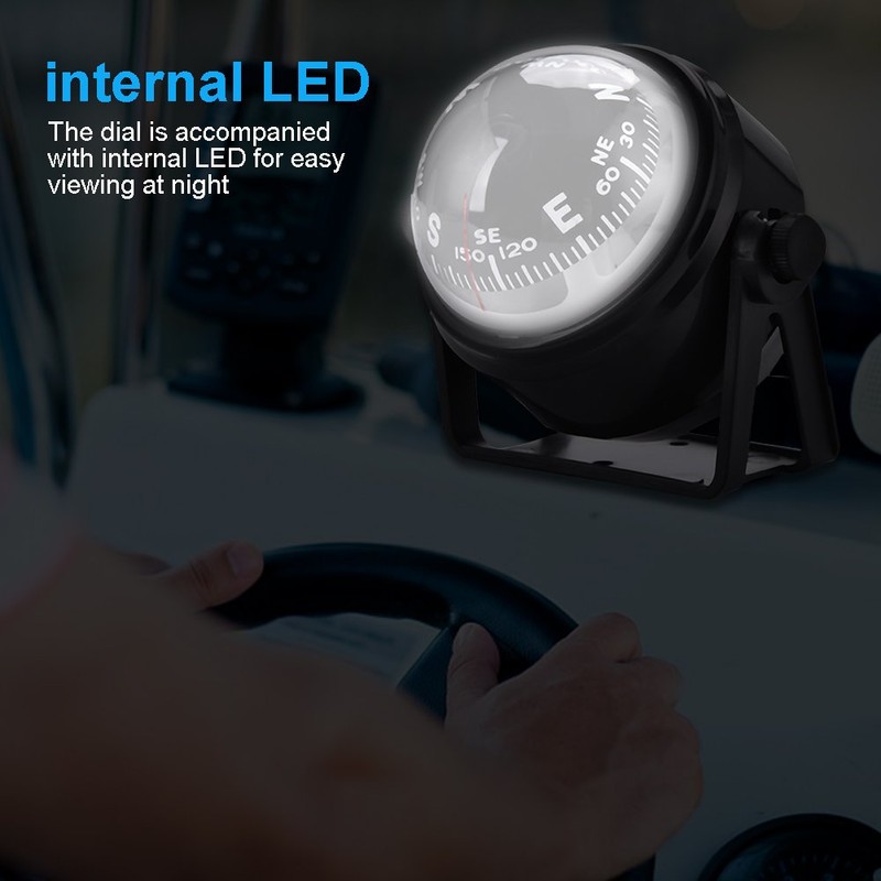 Boatcompass , Outdoor High Precision LED Military Digital Magnetic for